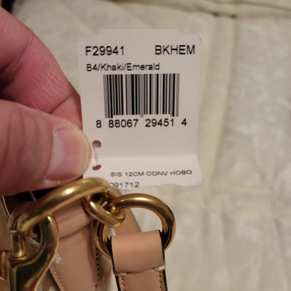 Coach signature stripe convertible hobo - Picture 3 of 3